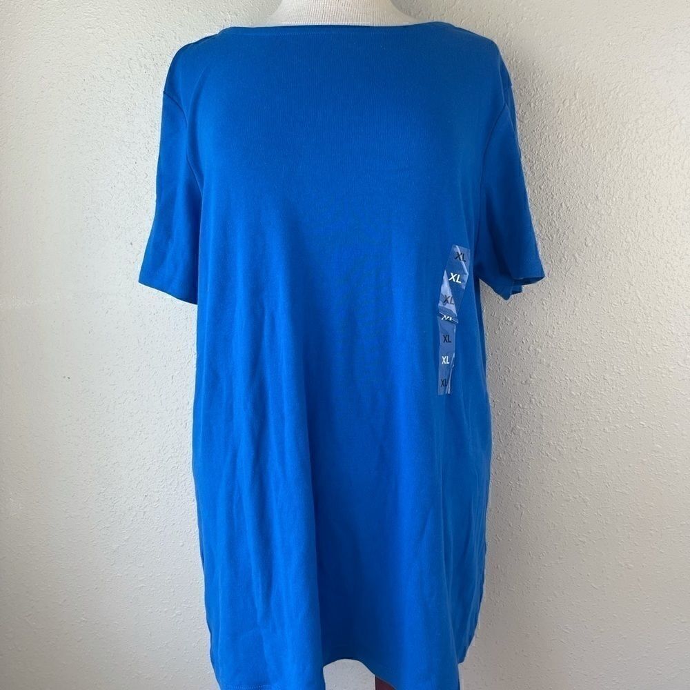 NWTโNorthCrestโWomenโsย BlueโShirtโSizeโXL
